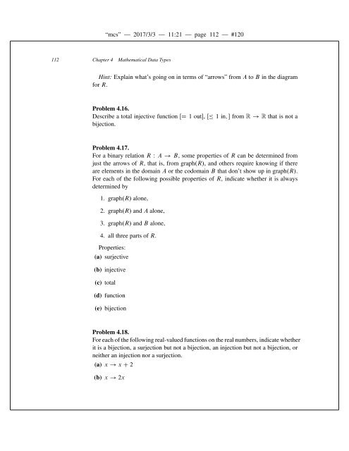 Mathematics for Computer Science