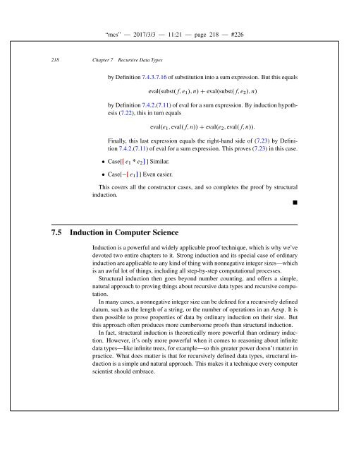 Mathematics for Computer Science