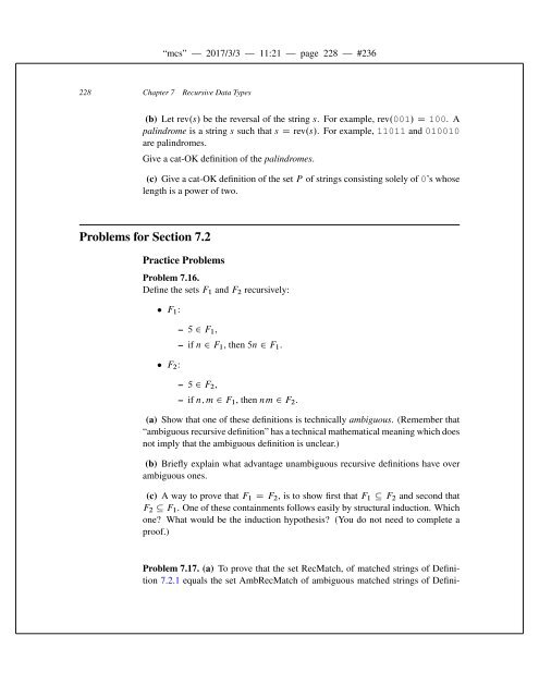 Mathematics for Computer Science