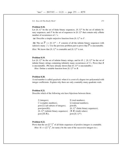 Mathematics for Computer Science