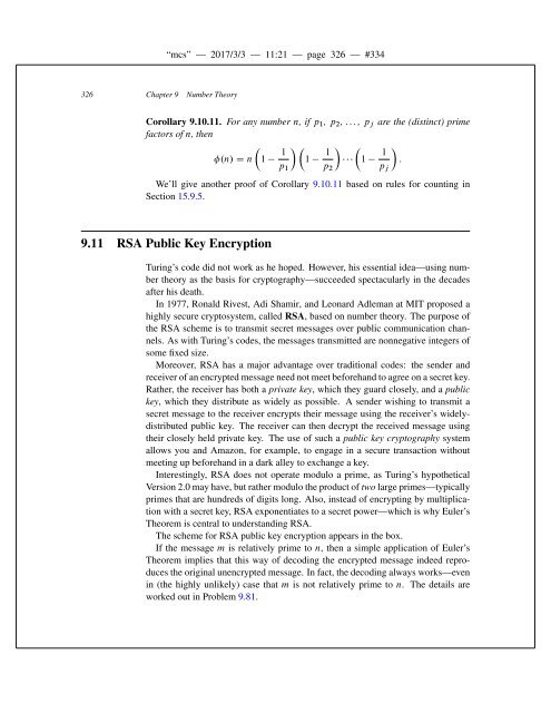 Mathematics for Computer Science