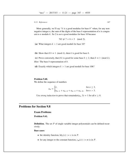 Mathematics for Computer Science