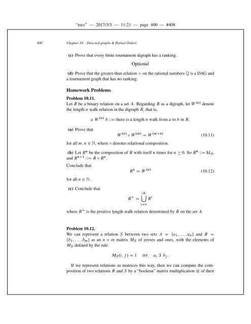 Mathematics for Computer Science