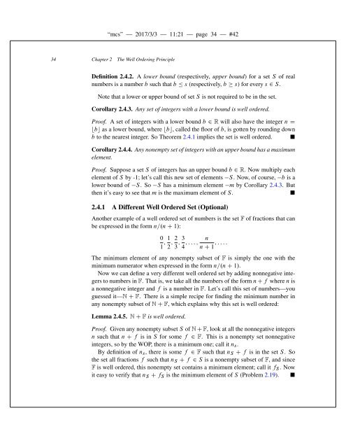 Mathematics for Computer Science