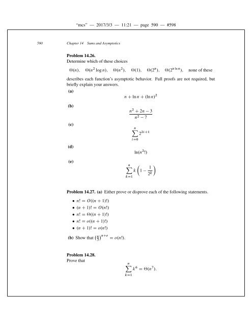 Mathematics for Computer Science