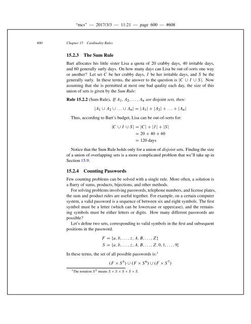 Mathematics for Computer Science