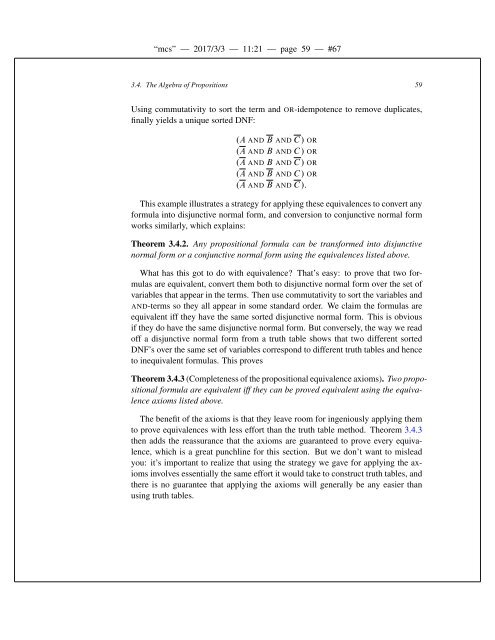 Mathematics for Computer Science