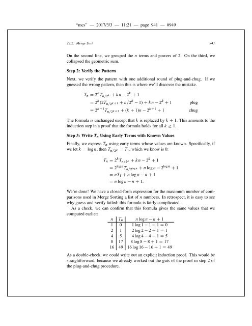 Mathematics for Computer Science