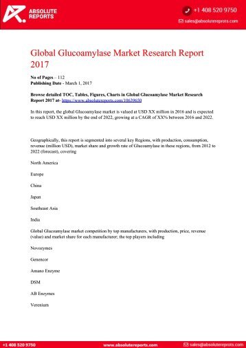 10639650-Global-Glucoamylase-Market-Research-Report-2017