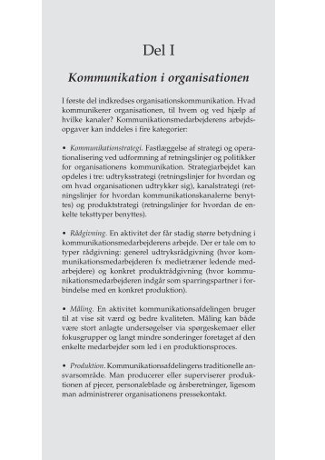 Kommunikation i organisationen - Anne Katrine Lund