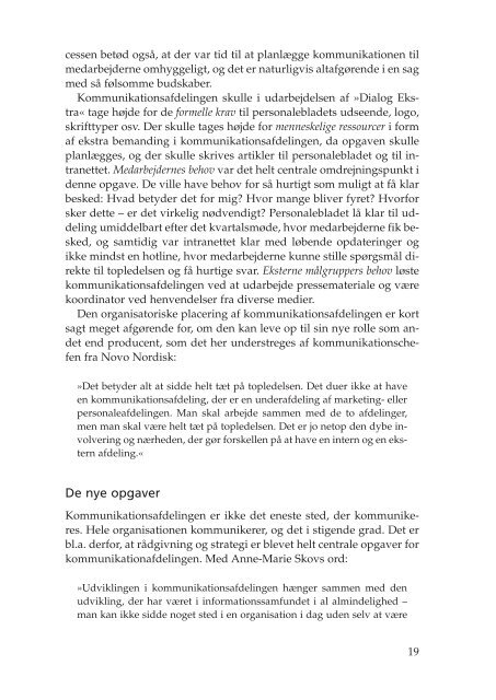 Kommunikation i organisationen - Anne Katrine Lund