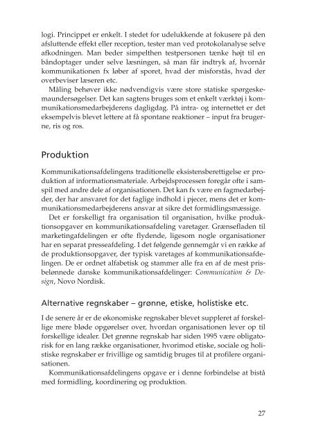 Kommunikation i organisationen - Anne Katrine Lund