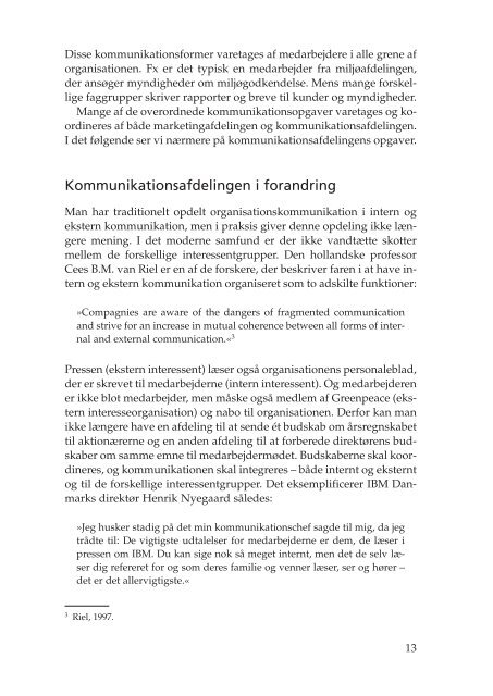 Kommunikation i organisationen - Anne Katrine Lund