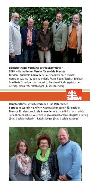 Betreuung im Landkreis Ahrweiler - Programm 2017