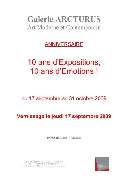 Galerie ARCTURUS - Art11.com