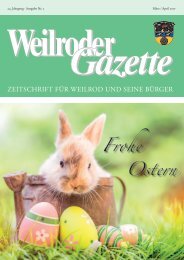 Weilroder Gazette März/April 2017