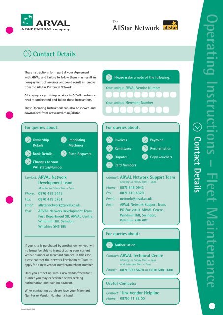 Transaction Authorisation - Arval