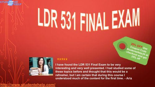 LDR 531 week 6 Final Exam Questions & Answers | University of Phoenix