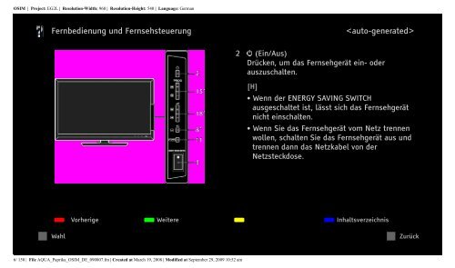 Sony KDL-46Z5800 - KDL-46Z5800 Istruzioni per l'uso Tedesco