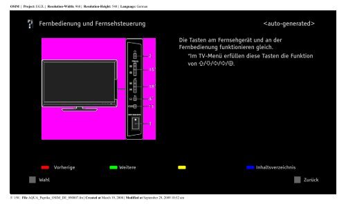 Sony KDL-46Z5800 - KDL-46Z5800 Istruzioni per l'uso Tedesco