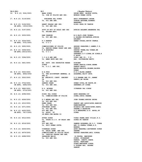 crl. appeals - Delhi High Court