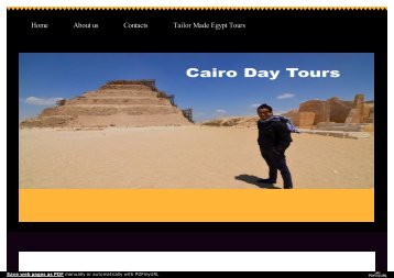 cairo day tours with let`s eXPLORE eGYPT 