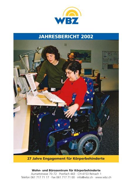 JB 02 Inhalt W - und Bürozentrum für Körperbehinderte