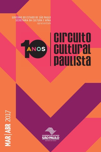 Saiu a programação do 1º Bimestre do Circuito Cultural Paulista 2017