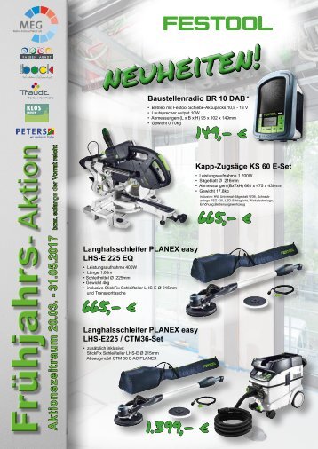 Frühjahrs- Aktion 20.03.-31.05.2017