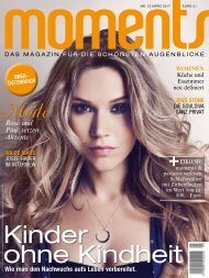 moments - Das Magazin für die schönsten Augenblicke