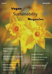 Vegan Sustainability Magazine - Spring 2017