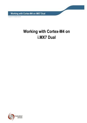 Working with Cortex-M4 on i.MX7 Dual