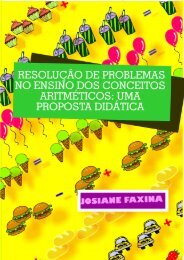 Resolução de Problemas no Ensino dos Conceitos Aritmeticos - Josiane Faxina-  março de 2017 (1)