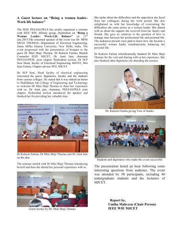 Article on guest lecture by IEEE MJCET (1)