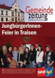 GemeindeZeitung 12/2011 - SPÖ Traisen