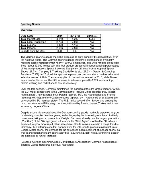 Doing Business In Germany: A Country Commercial ... - Export.gov