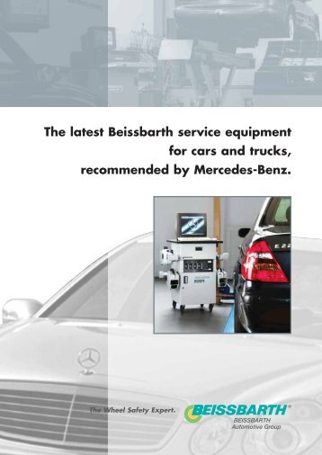 The latest Beissbarth service equipment for cars and trucks ...