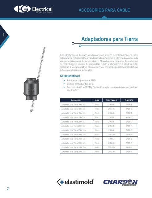 Adaptadores para Tierra