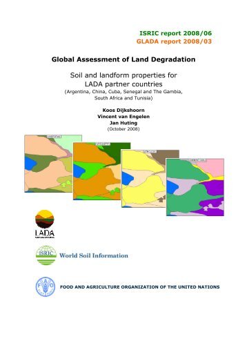 Soil and landform properties for LADA partner countries