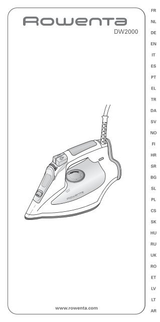 Rowenta EFFECTIVE COMFORT DW2030 - EFFECTIVE COMFORT DW2030 &#1056;&#1091;&#1089;&#1089;&#1082;&#1080;&#1081; (Russian)