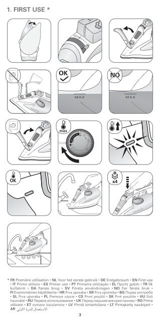 Rowenta EFFECTIVE COMFORT DW2030 - EFFECTIVE COMFORT DW2030 &#1056;&#1091;&#1089;&#1089;&#1082;&#1080;&#1081; (Russian)