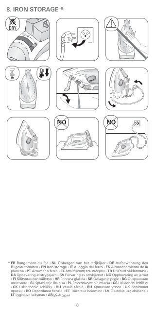 Rowenta EFFECTIVE COMFORT DW2030 - EFFECTIVE COMFORT DW2030 &#1056;&#1091;&#1089;&#1089;&#1082;&#1080;&#1081; (Russian)