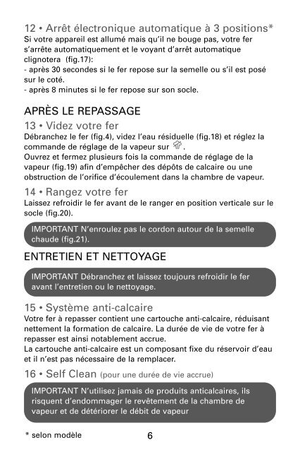 Rowenta FOCUS DZ5120 - FOCUS DZ5120 Fran&ccedil;ais