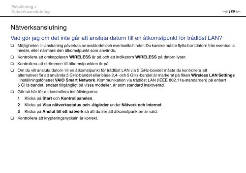 Sony VGN-SR59TG - VGN-SR59TG Istruzioni per l'uso Svedese