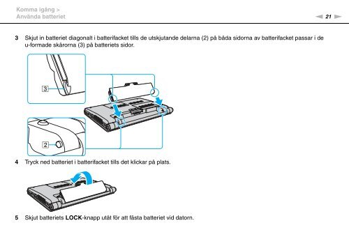 Sony VGN-SR59TG - VGN-SR59TG Istruzioni per l'uso Svedese