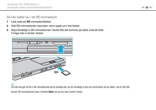 Sony VGN-SR59TG - VGN-SR59TG Istruzioni per l'uso Svedese