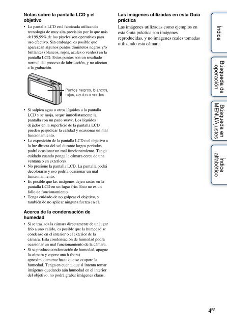 Sony DSC-T99D - DSC-T99D Istruzioni per l'uso Spagnolo