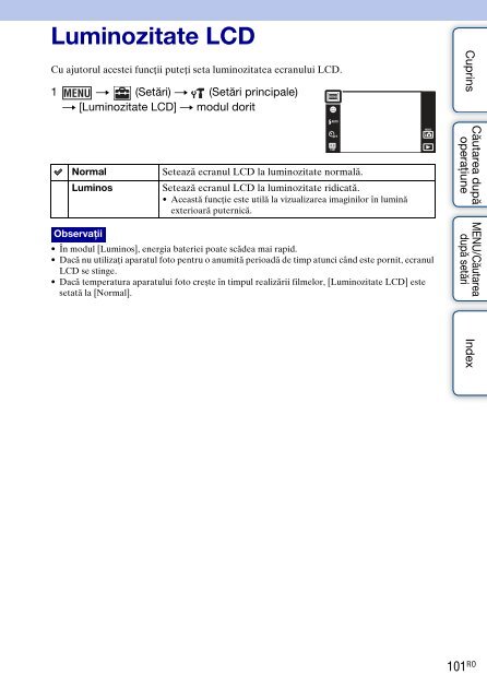 Sony DSC-T99D - DSC-T99D Istruzioni per l'uso Rumeno