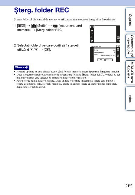 Sony DSC-T99D - DSC-T99D Istruzioni per l'uso Rumeno