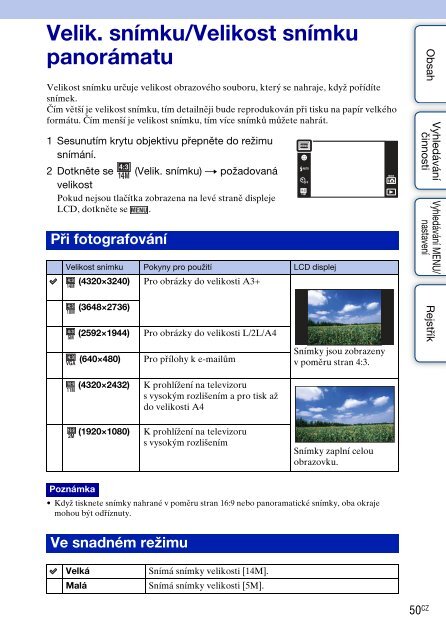 Sony DSC-T99D - DSC-T99D Istruzioni per l'uso Ceco